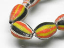 TOKO-BEADS AG047-06N Old Candy Glass bead (strand) 7~8mm AG047-06N オールドキャンディビーズ（連） 7~8mm Asian bead & African bead  Handmade,Lampeork,bead,asia,india,ethnic,parts,accessory,beads とんぼ玉,ビーズ,トンボ玉,アジア,インド,エスニック,手作り,パーツ,アクセサリー