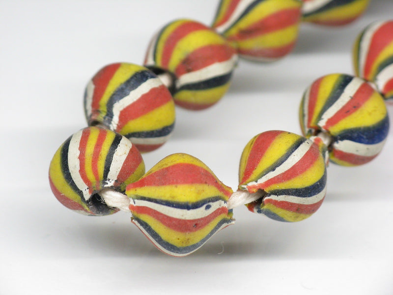 TOKO-BEADS AG047-07N Old Candy Glass bead (strand) 8~12.5mm AG047-07N オールドキャンディビーズ（連） 8~12.5mm Asian bead & African bead  Handmade,Lampeork,bead,asia,india,ethnic,parts,accessory,beads とんぼ玉,ビーズ,トンボ玉,アジア,インド,エスニック,手作り,パーツ,アクセサリー