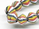 TOKO-BEADS AG047-15N Old Candy Glass bead (strand) 7~8.5mm AG047-15N オールドキャンディビーズ（連） 7~8.5mm Asian bead & African bead  Handmade,Lampeork,bead,asia,india,ethnic,parts,accessory,beads とんぼ玉,ビーズ,トンボ玉,アジア,インド,エスニック,手作り,パーツ,アクセサリー