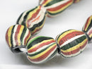 TOKO-BEADS AG047-17N Old Candy Glass bead (strand) 10~11mm AG047-17N オールドキャンディビーズ（連） 10~11mm Asian bead & African bead  Handmade,Lampeork,bead,asia,india,ethnic,parts,accessory,beads とんぼ玉,ビーズ,トンボ玉,アジア,インド,エスニック,手作り,パーツ,アクセサリー