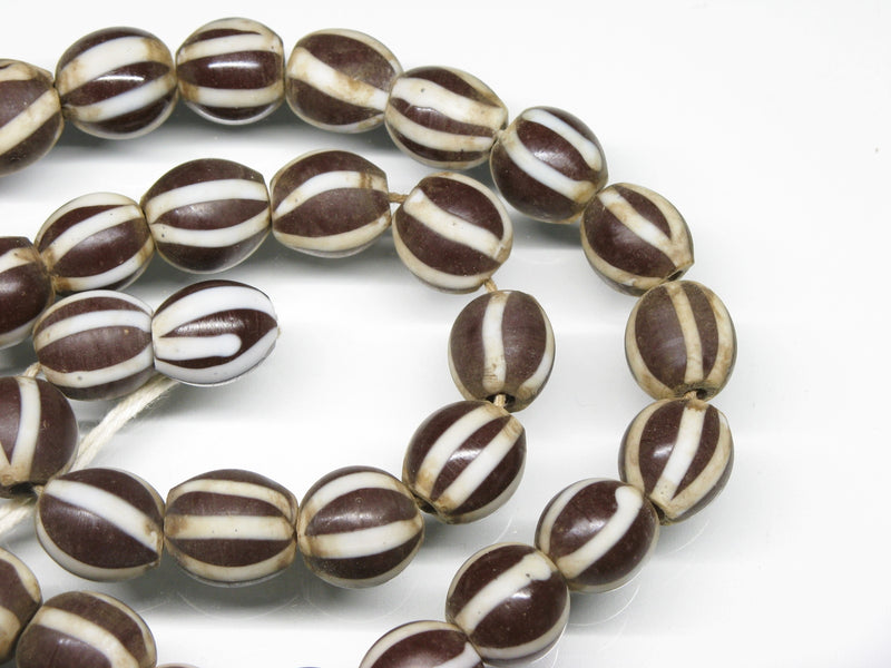 TOKO-BEADS AG047-21N Old Candy Glass bead (strand) 10~11mm AG047-21N オールドキャンディビーズ（連） 10~11mm Asian bead & African bead  Handmade,Lampeork,bead,asia,india,ethnic,parts,accessory,beads とんぼ玉,ビーズ,トンボ玉,アジア,インド,エスニック,手作り,パーツ,アクセサリー