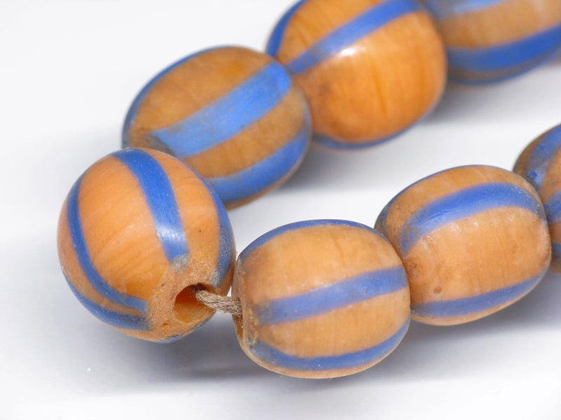 TOKO-BEADS AG047-24N Old Candy Glass bead (strand) 10~11mm AG047-24N オールドキャンディビーズ（連） 10~11mm Asian bead & African bead  Handmade,Lampeork,bead,asia,india,ethnic,parts,accessory,beads とんぼ玉,ビーズ,トンボ玉,アジア,インド,エスニック,手作り,パーツ,アクセサリー