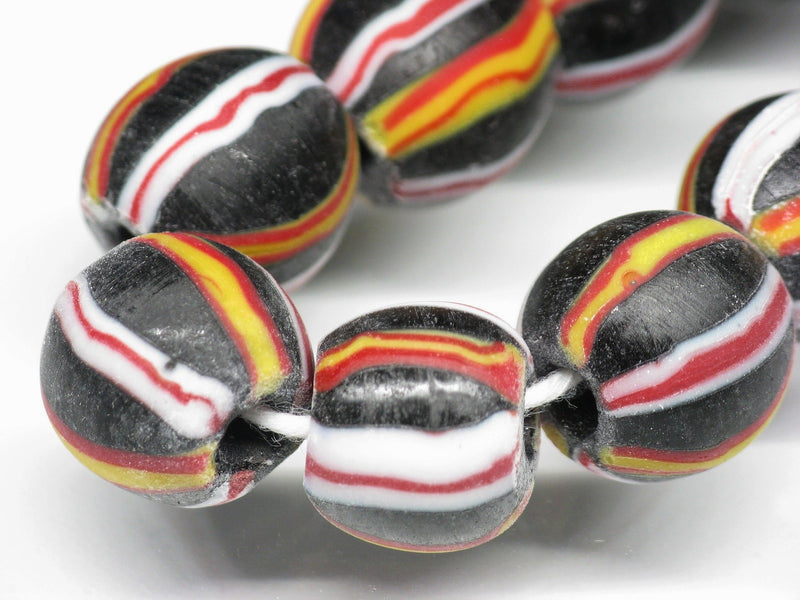 TOKO-BEADS AG047-25N Old Candy Glass bead (strand) 10~11mm AG047-25N オールドキャンディビーズ（連） 10~11mm Asian bead & African bead  Handmade,Lampeork,bead,asia,india,ethnic,parts,accessory,beads とんぼ玉,ビーズ,トンボ玉,アジア,インド,エスニック,手作り,パーツ,アクセサリー