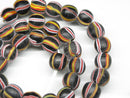 TOKO-BEADS AG047-25N Old Candy Glass bead (strand) 10~11mm AG047-25N オールドキャンディビーズ（連） 10~11mm Asian bead & African bead  Handmade,Lampeork,bead,asia,india,ethnic,parts,accessory,beads とんぼ玉,ビーズ,トンボ玉,アジア,インド,エスニック,手作り,パーツ,アクセサリー