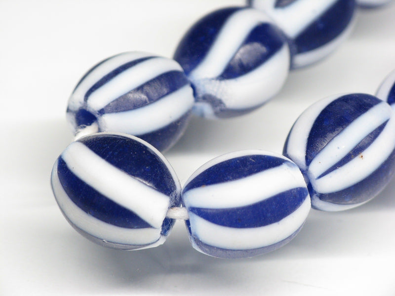 TOKO-BEADS AG047-27N Old Candy Glass bead (strand) 10~11mm AG047-27N オールドキャンディビーズ（連） 10~11mm Asian bead & African bead  Handmade,Lampeork,bead,asia,india,ethnic,parts,accessory,beads とんぼ玉,ビーズ,トンボ玉,アジア,インド,エスニック,手作り,パーツ,アクセサリー