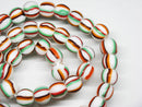 TOKO-BEADS AG047-30N Old Candy Glass bead (strand) 10~11mm AG047-30N オールドキャンディビーズ（連） 10~11mm Asian bead & African bead  Handmade,Lampeork,bead,asia,india,ethnic,parts,accessory,beads とんぼ玉,ビーズ,トンボ玉,アジア,インド,エスニック,手作り,パーツ,アクセサリー