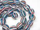 TOKO-BEADS AG047-36N Old Candy Glass bead (strand) 15~16mm AG047-36N オールドキャンディビーズ（連） 15~16mm Asian bead & African bead  Handmade,Lampeork,bead,asia,india,ethnic,parts,accessory,beads とんぼ玉,ビーズ,トンボ玉,アジア,インド,エスニック,手作り,パーツ,アクセサリー