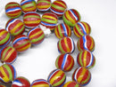 TOKO-BEADS AG047-37N Old Candy Glass bead (strand) 13mm AG047-37N オールドキャンディビーズ（連） 13mm Asian bead & African bead  Handmade,Lampeork,bead,asia,india,ethnic,parts,accessory,beads とんぼ玉,ビーズ,トンボ玉,アジア,インド,エスニック,手作り,パーツ,アクセサリー