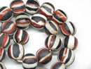 TOKO-BEADS AG047-45N Old Candy Glass bead (strand) 16mm AG047-45N オールドキャンディビーズ（連） 16mm Asian bead & African bead  Handmade,Lampeork,bead,asia,india,ethnic,parts,accessory,beads とんぼ玉,ビーズ,トンボ玉,アジア,インド,エスニック,手作り,パーツ,アクセサリー