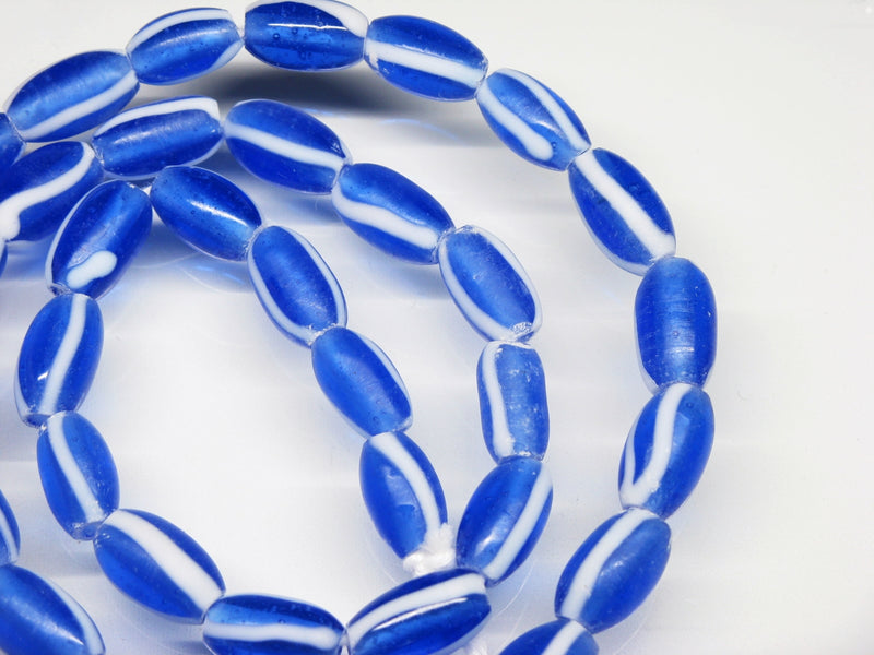 TOKO-BEADS AG047-60N Old Candy Glass bead (strand) 7~7.5mm AG047-60N オールドキャンディビーズ（連） 7~7.5mm Asian bead & African bead  Handmade,Lampeork,bead,asia,india,ethnic,parts,accessory,beads とんぼ玉,ビーズ,トンボ玉,アジア,インド,エスニック,手作り,パーツ,アクセサリー