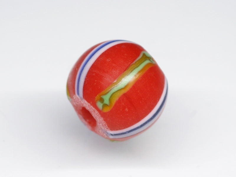 TOKO-BEADS AG047-23S Old Candy Glass bead 10~11mm AG047-23S オールドキャンディビーズ 10~11mm Asian bead & African bead  Handmade,Lampeork,bead,asia,india,ethnic,parts,accessory,beads とんぼ玉,ビーズ,トンボ玉,アジア,インド,エスニック,手作り,パーツ,アクセサリー