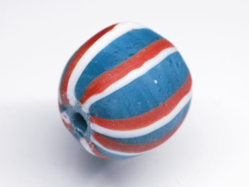 TOKO-BEADS AG047-36S Old Candy Glass bead 15~16mm AG047-36S オールドキャンディビーズ 15~16mm Asian bead & African bead  Handmade,Lampeork,bead,asia,india,ethnic,parts,accessory,beads とんぼ玉,ビーズ,トンボ玉,アジア,インド,エスニック,手作り,パーツ,アクセサリー