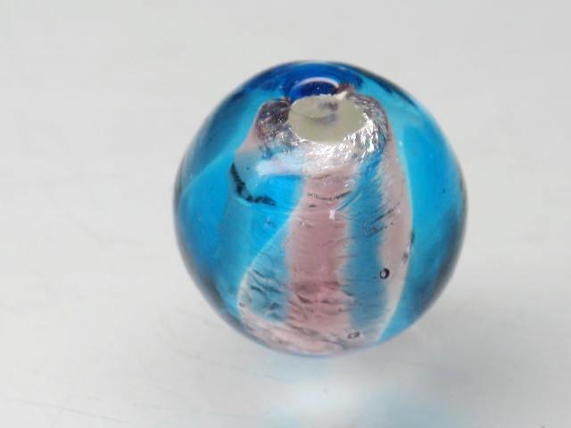 TOKO-BEADS AG048S-05 Silver Foil Glass bead 12mm AG048S-05 シルバーフォイルビーズ 12mm Asian bead & African bead  Handmade,Lampeork,bead,asia,india,ethnic,parts,accessory,beads とんぼ玉,ビーズ,トンボ玉,アジア,インド,エスニック,手作り,パーツ,アクセサリー