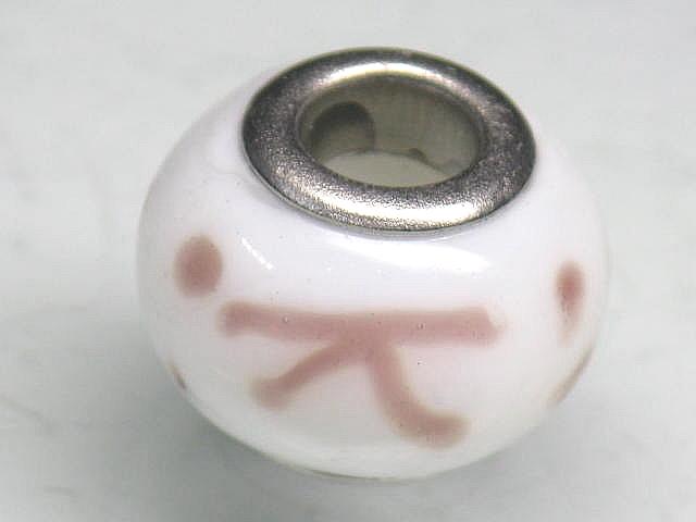 TOKO-BEADS AG049-20 Pandora bead 14mm AG049-20 ガラスビーズ（メタル付） 14mm Asian bead & African bead  Handmade,Lampeork,bead,asia,india,ethnic,parts,accessory,beads とんぼ玉,ビーズ,トンボ玉,アジア,インド,エスニック,手作り,パーツ,アクセサリー