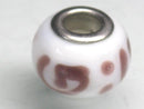 TOKO-BEADS AG049-26 Pandora bead 14mm AG049-26 ガラスビーズ（メタル付） 14mm Asian bead & African bead  Handmade,Lampeork,bead,asia,india,ethnic,parts,accessory,beads とんぼ玉,ビーズ,トンボ玉,アジア,インド,エスニック,手作り,パーツ,アクセサリー