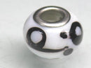 TOKO-BEADS AG049-29 Pandora bead 14mm AG049-29 ガラスビーズ（メタル付） 14mm Asian bead & African bead  Handmade,Lampeork,bead,asia,india,ethnic,parts,accessory,beads とんぼ玉,ビーズ,トンボ玉,アジア,インド,エスニック,手作り,パーツ,アクセサリー