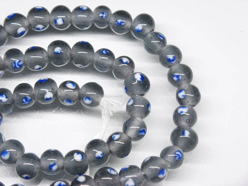 | TOKO-BEADS |AG050N-19 とんぼ玉（連） 8.5~9.5mmとんぼ玉,ビーズ,トンボ玉,アジア,インド,エスニック,手作り,パーツ,アクセサリー
