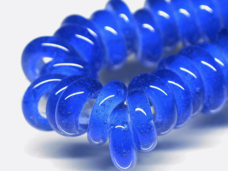 TOKO-BEADS AG051N-07 Glass bead (strand) 8~9mm AG051N-07 リング型ビーズ（連） 8~9mm Asian bead & African bead  Handmade,Lampeork,bead,asia,india,ethnic,parts,accessory,beads とんぼ玉,ビーズ,トンボ玉,アジア,インド,エスニック,手作り,パーツ,アクセサリー