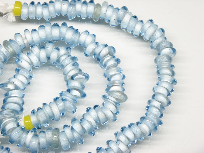 TOKO-BEADS AG051N-08 Glass bead (strand) 8~9mm AG051N-08 リング型ビーズ（連） 8~9mm Asian bead & African bead  Handmade,Lampeork,bead,asia,india,ethnic,parts,accessory,beads とんぼ玉,ビーズ,トンボ玉,アジア,インド,エスニック,手作り,パーツ,アクセサリー
