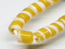 TOKO-BEADS AG055-01N Glass bead (strand) 6mm AG055-01N ストライプチューブ（連） 6mm Asian bead & African bead  Handmade,Lampeork,bead,asia,india,ethnic,parts,accessory,beads とんぼ玉,ビーズ,トンボ玉,アジア,インド,エスニック,手作り,パーツ,アクセサリー