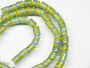 TOKO-BEADS AG055-06N Glass bead (strand) 6mm AG055-06N ストライプチューブ（連） 6mm Asian bead & African bead  Handmade,Lampeork,bead,asia,india,ethnic,parts,accessory,beads とんぼ玉,ビーズ,トンボ玉,アジア,インド,エスニック,手作り,パーツ,アクセサリー