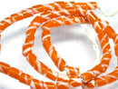 TOKO-BEADS AG055-11N Glass bead (strand) 6mm AG055-11N ストライプチューブ（連） 6mm Asian bead & African bead  Handmade,Lampeork,bead,asia,india,ethnic,parts,accessory,beads とんぼ玉,ビーズ,トンボ玉,アジア,インド,エスニック,手作り,パーツ,アクセサリー