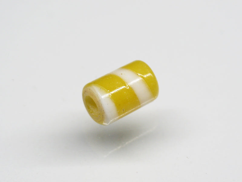 TOKO-BEADS AG055-01S Glass bead 6mm AG055-01S ストライプチューブ 6mm Asian bead & African bead  Handmade,Lampeork,bead,asia,india,ethnic,parts,accessory,beads とんぼ玉,ビーズ,トンボ玉,アジア,インド,エスニック,手作り,パーツ,アクセサリー