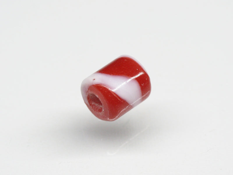 TOKO-BEADS AG055-03S Glass bead 6mm AG055-03S ストライプチューブ 6mm Asian bead & African bead  Handmade,Lampeork,bead,asia,india,ethnic,parts,accessory,beads とんぼ玉,ビーズ,トンボ玉,アジア,インド,エスニック,手作り,パーツ,アクセサリー