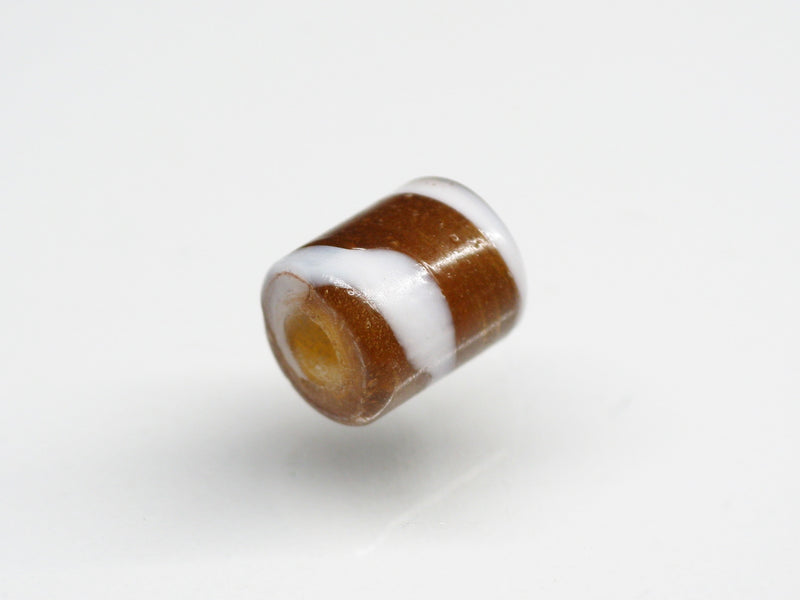 TOKO-BEADS AG055-04S Glass bead 6mm AG055-04S ストライプチューブ 6mm Asian bead & African bead  Handmade,Lampeork,bead,asia,india,ethnic,parts,accessory,beads とんぼ玉,ビーズ,トンボ玉,アジア,インド,エスニック,手作り,パーツ,アクセサリー