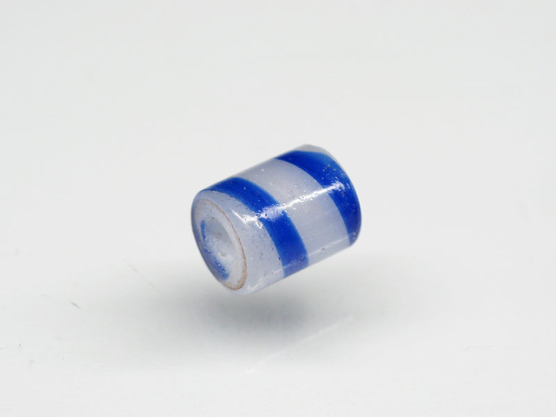 TOKO-BEADS AG055-08S Glass bead 6mm AG055-08S ストライプチューブ 6mm Asian bead & African bead  Handmade,Lampeork,bead,asia,india,ethnic,parts,accessory,beads とんぼ玉,ビーズ,トンボ玉,アジア,インド,エスニック,手作り,パーツ,アクセサリー