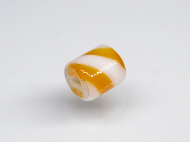 TOKO-BEADS AG055-10S Glass bead 6mm AG055-10S ストライプチューブ 6mm Asian bead & African bead  Handmade,Lampeork,bead,asia,india,ethnic,parts,accessory,beads とんぼ玉,ビーズ,トンボ玉,アジア,インド,エスニック,手作り,パーツ,アクセサリー