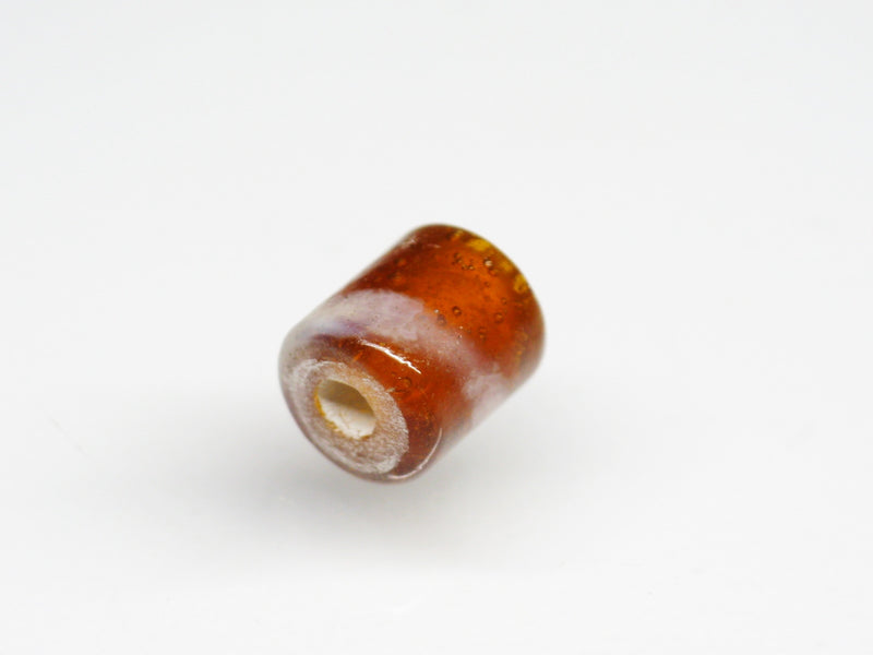 TOKO-BEADS AG055-18S Glass bead 7mm AG055-18S ストライプチューブ 7mm Asian bead & African bead  Handmade,Lampeork,bead,asia,india,ethnic,parts,accessory,beads とんぼ玉,ビーズ,トンボ玉,アジア,インド,エスニック,手作り,パーツ,アクセサリー