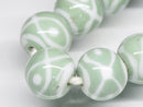 TOKO-BEADS AG056-07N Glass bead (strand) 10mm AG056-07N とんぼ玉（連） 10mm Asian bead & African bead  Handmade,Lampeork,bead,asia,india,ethnic,parts,accessory,beads とんぼ玉,ビーズ,トンボ玉,アジア,インド,エスニック,手作り,パーツ,アクセサリー