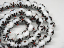 TOKO-BEADS AG058-01N Glass bead(Strand) 10mm AG058-01N フラワービーズ(連) 10mm Asian bead & African bead  Handmade,Lampeork,bead,asia,india,ethnic,parts,accessory,beads とんぼ玉,ビーズ,トンボ玉,アジア,インド,エスニック,手作り,パーツ,アクセサリー