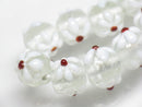 TOKO-BEADS AG058-30N Glass bead(Strand) 10~11mm AG058-30N フラワービーズ(連) 10~11mm Asian bead & African bead  Handmade,Lampeork,bead,asia,india,ethnic,parts,accessory,beads とんぼ玉,ビーズ,トンボ玉,アジア,インド,エスニック,手作り,パーツ,アクセサリー
