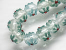TOKO-BEADS AG058-39N Glass bead(Strand) 10~11mm AG058-39N フラワービーズ(連) 10~11mm Asian bead & African bead  Handmade,Lampeork,bead,asia,india,ethnic,parts,accessory,beads とんぼ玉,ビーズ,トンボ玉,アジア,インド,エスニック,手作り,パーツ,アクセサリー