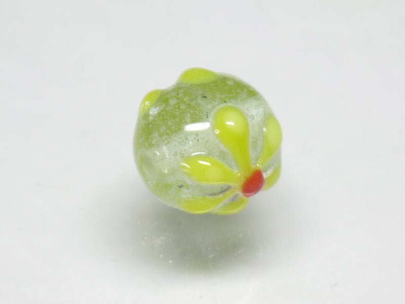 TOKO-BEADS AG058S-26 Glass bead 10~11mm AG058S-26 フラワービーズ 10~11mm Asian bead & African bead  Handmade,Lampeork,bead,asia,india,ethnic,parts,accessory,beads とんぼ玉,ビーズ,トンボ玉,アジア,インド,エスニック,手作り,パーツ,アクセサリー