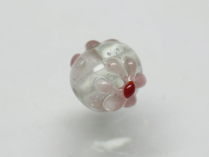 TOKO-BEADS AG058S-31 Glass bead 10~11mm AG058S-31 フラワービーズ 10~11mm Asian bead & African bead  Handmade,Lampeork,bead,asia,india,ethnic,parts,accessory,beads とんぼ玉,ビーズ,トンボ玉,アジア,インド,エスニック,手作り,パーツ,アクセサリー