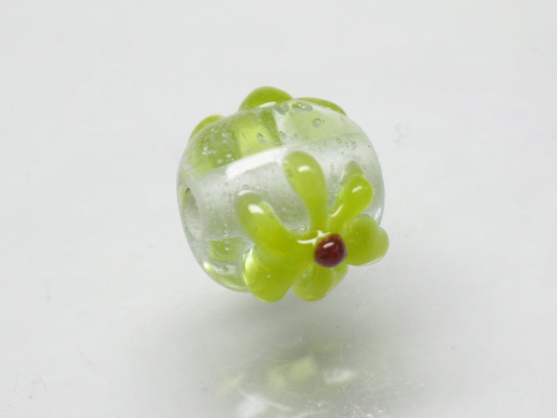 TOKO-BEADS AG058S-37 Glass bead 10~11mm AG058S-37 フラワービーズ 10~11mm Asian bead & African bead  Handmade,Lampeork,bead,asia,india,ethnic,parts,accessory,beads とんぼ玉,ビーズ,トンボ玉,アジア,インド,エスニック,手作り,パーツ,アクセサリー