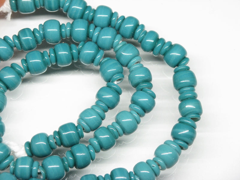 | TOKO-BEADS |AG061N-06 スモールボトルビーズ （連） 8mmとんぼ玉,ビーズ,トンボ玉,アジア,インド,エスニック,手作り,パーツ,アクセサリー