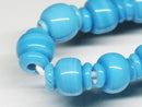 TOKO-BEADS AG061-07N Glass bead(Strand) 8mm AG061-07N スモールボトルビーズ （連） 8mm Asian bead & African bead  Handmade,Lampeork,bead,asia,india,ethnic,parts,accessory,beads とんぼ玉,ビーズ,トンボ玉,アジア,インド,エスニック,手作り,パーツ,アクセサリー