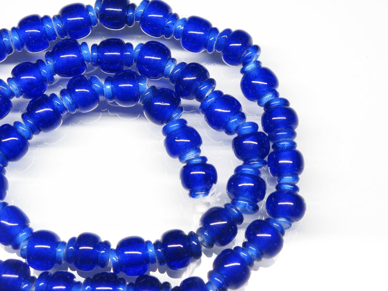 | TOKO-BEADS |AG061N-08 スモールボトルビーズ （連） 8mmとんぼ玉,ビーズ,トンボ玉,アジア,インド,エスニック,手作り,パーツ,アクセサリー