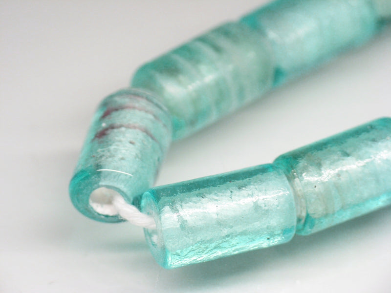 TOKO-BEADS AG062-04N Glass bead(Strand) 8mm AG062-04N ガラスチューブビーズ （連） 8mm Asian bead & African bead  Handmade,Lampeork,bead,asia,india,ethnic,parts,accessory,beads とんぼ玉,ビーズ,トンボ玉,アジア,インド,エスニック,手作り,パーツ,アクセサリー