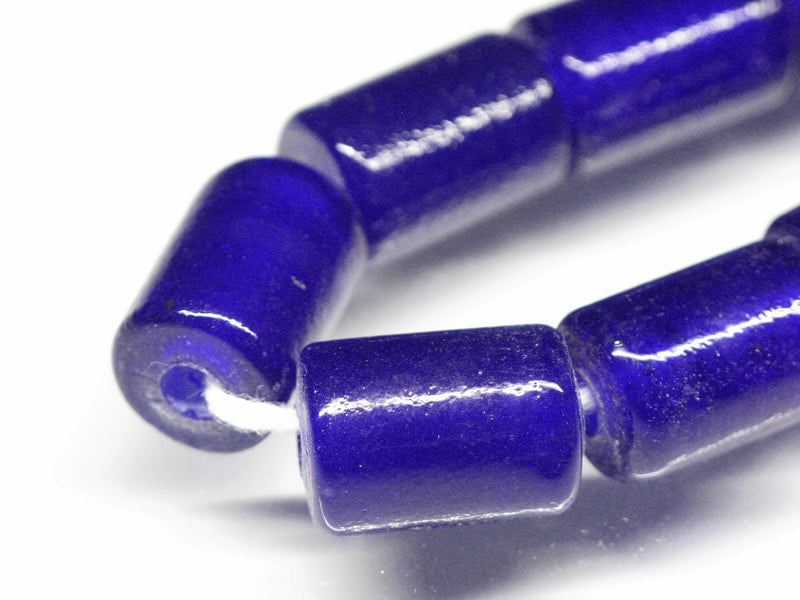 TOKO-BEADS AG062-07N Glass bead(Strand) 8mm AG062-07N ガラスチューブビーズ （連） 8mm Asian bead & African bead  Handmade,Lampeork,bead,asia,india,ethnic,parts,accessory,beads とんぼ玉,ビーズ,トンボ玉,アジア,インド,エスニック,手作り,パーツ,アクセサリー