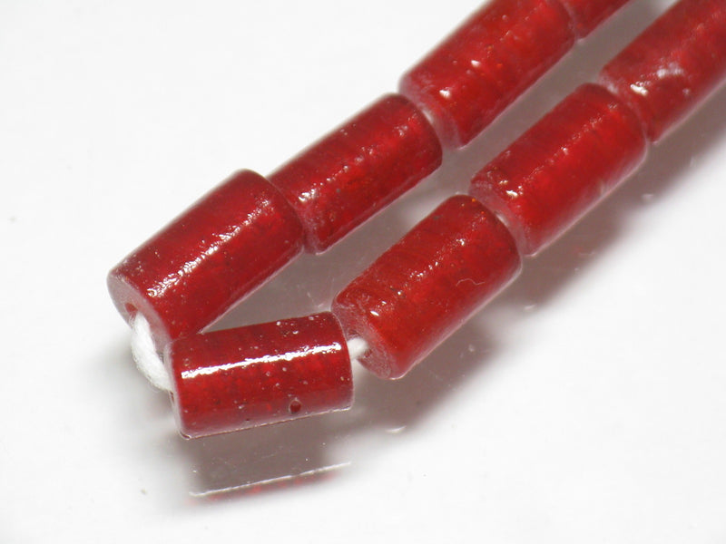TOKO-BEADS AG062-10N Glass bead(Strand) 6.5mm AG062-10N ガラスチューブビーズ （連） 6.5mm Asian bead & African bead  Handmade,Lampeork,bead,asia,india,ethnic,parts,accessory,beads とんぼ玉,ビーズ,トンボ玉,アジア,インド,エスニック,手作り,パーツ,アクセサリー
