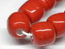 TOKO-BEADS AG063-02N Glass bead(Strand) 15.5~17mm AG063-02N 単色丸玉大（連） 15.5~17mm Asian bead & African bead  Handmade,Lampeork,bead,asia,india,ethnic,parts,accessory,beads とんぼ玉,ビーズ,トンボ玉,アジア,インド,エスニック,手作り,パーツ,アクセサリー