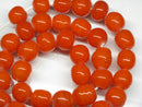 TOKO-BEADS AG063-21N Glass bead (strand) 11~13mm AG063-21N 単色丸玉大（連） 11~13mm Asian bead & African bead  Handmade,Lampeork,bead,asia,india,ethnic,parts,accessory,beads とんぼ玉,ビーズ,トンボ玉,アジア,インド,エスニック,手作り,パーツ,アクセサリー