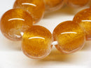 TOKO-BEADS AG063-24N Glass bead (strand) 11~13mm AG063-24N 単色丸玉大（連） 11~13mm Asian bead & African bead  Handmade,Lampeork,bead,asia,india,ethnic,parts,accessory,beads とんぼ玉,ビーズ,トンボ玉,アジア,インド,エスニック,手作り,パーツ,アクセサリー