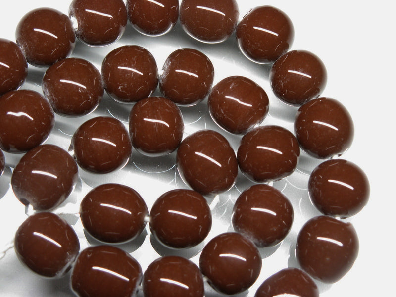 TOKO-BEADS AG063-26N Glass bead (strand) 11~13mm AG063-26N 単色丸玉大（連） 11~13mm Asian bead & African bead  Handmade,Lampeork,bead,asia,india,ethnic,parts,accessory,beads とんぼ玉,ビーズ,トンボ玉,アジア,インド,エスニック,手作り,パーツ,アクセサリー