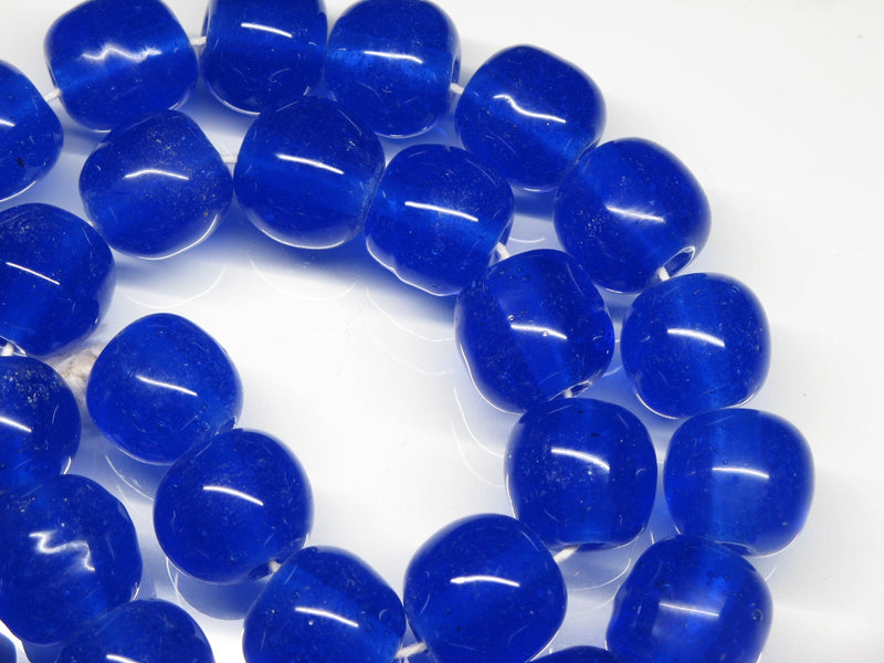 | TOKO-BEADS |AG063N-30 単色丸玉大（連） 14mmとんぼ玉,ビーズ,トンボ玉,アジア,インド,エスニック,手作り,パーツ,アクセサリー